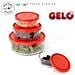 Gelo Box Set C / rosso 4pz Ø11-14-18-23cm - Foto miniatura 1