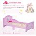 Letto Per Bambini Da 3-6 Anni Con Sponde Di Sicurezza In Legno - Rosa - Foto miniatura 5