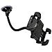 Supporto Auto Smartphone Fissaggio Ventosa Braccio Lungo 27cm Nero - Foto miniatura 3