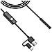 Endoscopio Impermeabile Ip67 Multi-porta Usb Usb-c Micro-usb Lunghezza 5 Metri - Foto miniatura 3