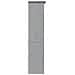 Libreria BODO 5 Ripiani 82x40x173 cm Legno Massello Pino Grigia - Foto miniatura 4