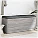 Panca Portaoggetti Grigio Sonoma 102x42x45 Cm Legno Multistrato - Foto miniatura 1