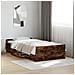 Giroletto Con Cassetti Rovere Fumo 75x190 Cm Legno Multistrato - Foto miniatura 3