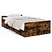 Giroletto Con Cassetti Rovere Fumo 75x190 Cm Legno Multistrato - Foto miniatura 1