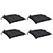 Cuscini Per Sedia 4 Pz Neri 40x40x7 Cm In Tessuto Oxford - Foto miniatura 2