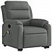 Lusso Casadino -  Poltrona Alzapersona Massaggi Reclinabile Grigio Scuro Tessuto - Foto miniatura 2