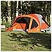 Tenda Familiare a Tunnel 6Persone Grigia Arancione Impermeabile - Foto miniatura 2