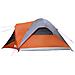 Tenda Familiare a Tunnel 6Persone Grigia Arancione Impermeabile - Foto miniatura 7