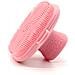Spazzola Portatile In Silicone Per La Pulizia Del Viso Per Il Trucco Pink - Foto miniatura 1