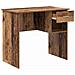 Scrivania con stoccaggio Legno Antico 90x49.5x75 cm Legno ingegnerizzato - Foto miniatura 5