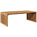 Tavolo Laterale da Giardino 110x55x35.5 cm Legno Massello di Teak - Foto miniatura 1