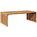 Tavolo Laterale da Giardino 110x55x35.5 cm Legno Massello di Teak - Foto miniatura 7
