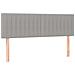 Giroletto a Molle con Materasso Grigio Chiaro 140x200cm Tessuto - Foto miniatura 6