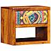 Comodini 2 pezzi 40x35x35 cm Legno massello di acacia - Foto miniatura 5