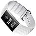 Cinturino Per Orologio In Silicone Bianco Per Fitbit Charge 4/3 - Grande - Foto miniatura 3