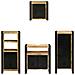 Set di mobili per il bagno 4 pcs Legno di mango massello - Foto miniatura 8