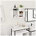 Mobile da Bagno a Parete Bianco 60x25x30cm in Legno Multistrato - Foto miniatura 2