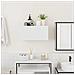 Mobile da Bagno a Parete Bianco 60x25x30cm in Legno Multistrato - Foto miniatura 3