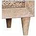 Credenza Bianco 60 x 33 x 100 cm legno massello di mango - Foto miniatura 8