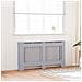 Copertura per radiatori 2 pcs Grigio 152 x 19 x 81.5 cm - Foto miniatura 2