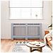 Copertura per radiatori 2 pcs Grigio 152 x 19 x 81.5 cm - Foto miniatura 3