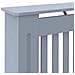 Copertura per radiatori 2 pcs Grigio 152 x 19 x 81.5 cm - Foto miniatura 9