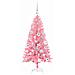Albero di Natale con 150 LED con supporto Rosa 120 cm PVC - Foto miniatura 4