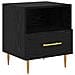 Comodino 2 pcs Nero 40 x 35 x 47,5 cm Legno multistrato - Foto miniatura 5
