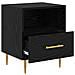 Comodino 2 pcs Nero 40 x 35 x 47,5 cm Legno multistrato - Foto miniatura 6