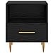 Comodino 2 pcs Nero 40 x 35 x 47,5 cm Legno multistrato - Foto miniatura 7