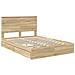 Letto con Contenitore con testiera Rovere Sonoma 150 x 200 cm - Foto miniatura 4