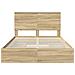 Letto con Contenitore con testiera Rovere Sonoma 150 x 200 cm - Foto miniatura 8