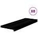 Gradini 8 pz Marrone Scuro 70x25x2 cm Legno Massello Rovere - Foto miniatura 1