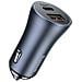 Caricatore Per Auto Accendisigari Quick Charge 40w Con Porte Usb E Usb-c E Cavo Da 1 M, Nero - Foto miniatura 1