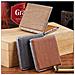 Portasigarette In Pelle Pu Con Texture In Legno - Contiene 20 Sigarette Di Dimensioni Standard Brown - Foto miniatura 5