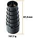 Ugello Regolabile Vario 40° - Filettatura Interna 1/4"" | Pressione Max 5000 Psi, Temperatura Max 100°c | Compatibile Con Lance E Tubazioni 1/4"" - Foto miniatura 4