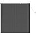 Tenda Veneziana Regolabile Grigio Argento 150 x 130 cm PVC - Foto miniatura 1