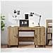 Scrivania Rovere Artigianale 140 x 50 x 75 cm Legno multistrato - Foto miniatura 2