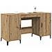 Scrivania Rovere Artigianale 140 x 50 x 75 cm Legno multistrato - Foto miniatura 3