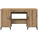 Scrivania Rovere Artigianale 140 x 50 x 75 cm Legno multistrato - Foto miniatura 6