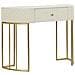 Tavolo Consolle Vkh607-bianco-legno-100x40x75 Cm - Foto miniatura 1