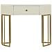 Tavolo Consolle Vkh607-bianco-legno-100x40x75 Cm - Foto miniatura 2