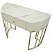 Tavolo Consolle Vkh607-bianco-legno-100x40x75 Cm - Foto miniatura 4