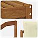 Set divani 7 pcs Naturale e Crema Legno di Acacia Massello - Foto miniatura 6