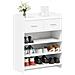Mobile per scarpe Bianco 73,5 x 36 x 92 cm Legno ingegnerizzato - Foto miniatura 2