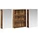 Set di Armadi da Bagno con lo scaffale 3 pcs 100 x 10,5 x 50 cm - Foto miniatura 5