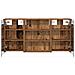 Set di Armadi da Bagno con lo scaffale 3 pcs 100 x 10,5 x 50 cm - Foto miniatura 7