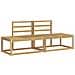 Set di divani da esterno 2 pcs Bianco 182,5 x 63 x 73 cm - Foto miniatura 1