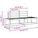 Set di divani da esterno 2 pcs Bianco 182,5 x 63 x 73 cm - Foto miniatura 7