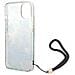 Guess Guohcp14mhflsb Iphone 14 Plus 6.7 Blu / Blu Custodia Rigida Con Cinturino A Fiori - Foto miniatura 1